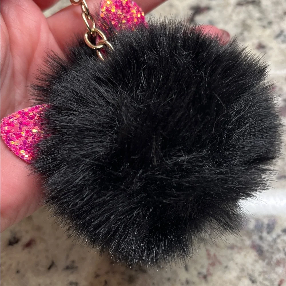 Betsy Johnson Cat Wristlet with Cat Bag Charm Key Fob Set EUC - Picture 12 of 12